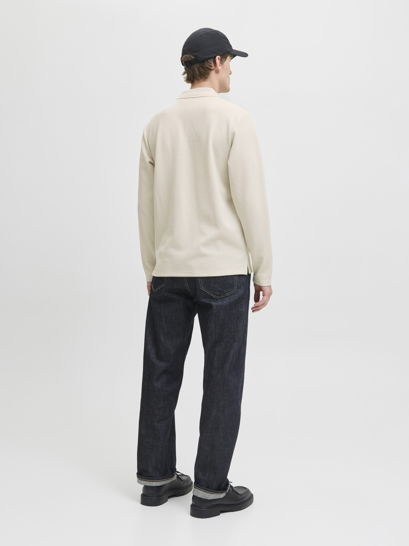 Футболки и поло JACK & JONES AUSTIN POLO модель 12279542_Moonbeam Classic Фото