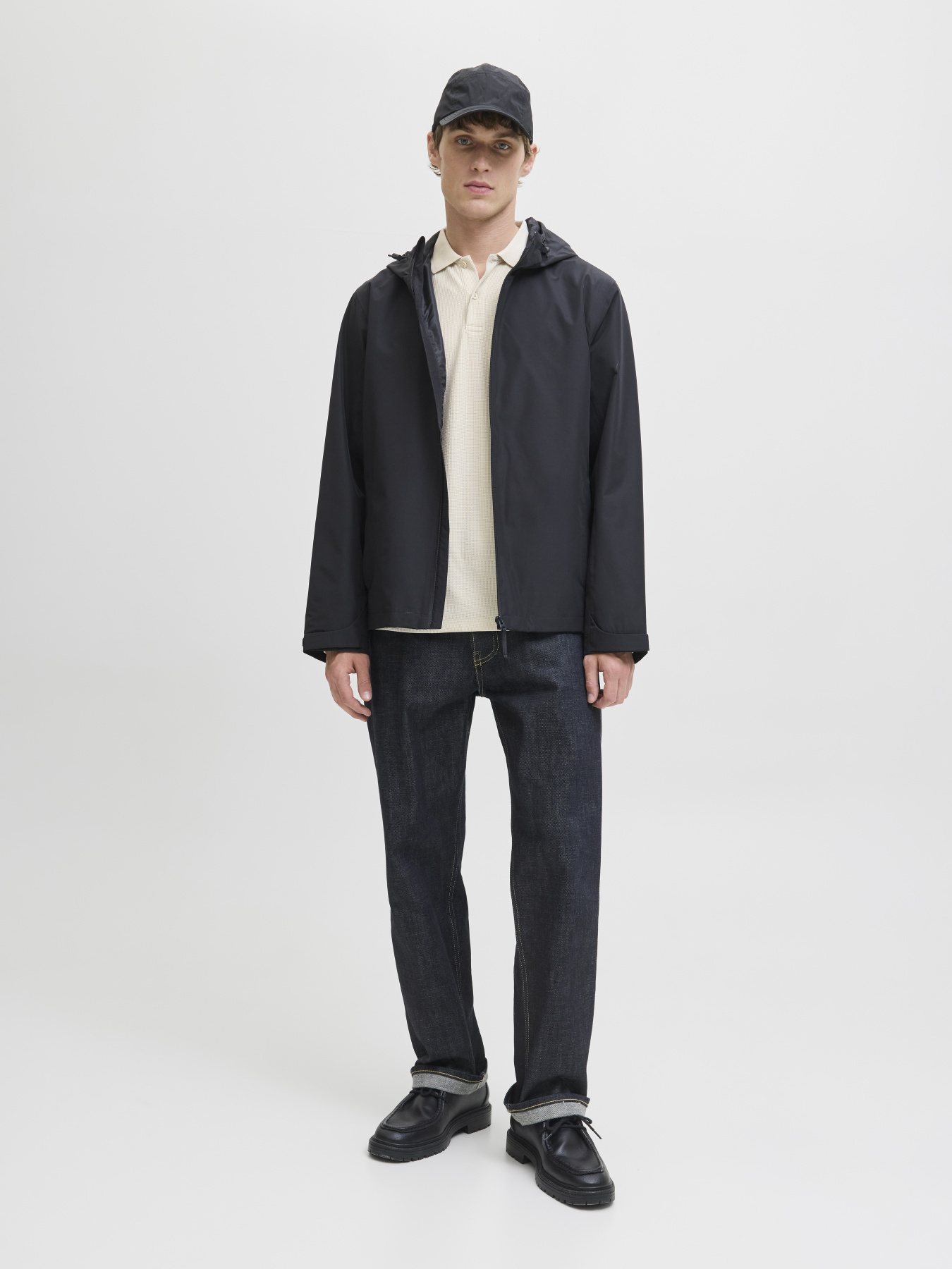 Футболки и поло JACK & JONES AUSTIN POLO модель 12279542_Moonbeam Classic Фото