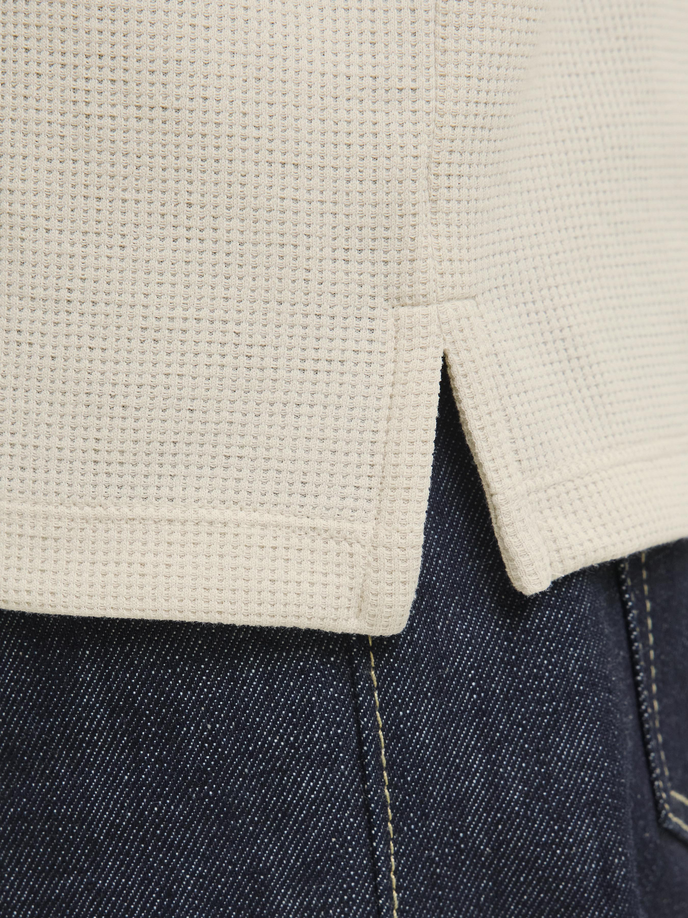 Футболки и поло JACK & JONES AUSTIN POLO модель 12279542_Moonbeam Classic Фото