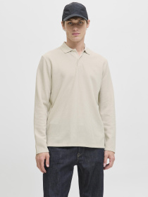 Футболки и поло JACK & JONES AUSTIN POLO модель 12279542_Moonbeam Classic Фото