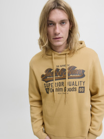 Худи и свитшоты JACK & JONES LOGO SWEAT HOOD модель 12279649_Curry Фото