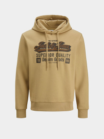 Худи и свитшоты JACK & JONES LOGO SWEAT HOOD модель 12279649_Curry Фото