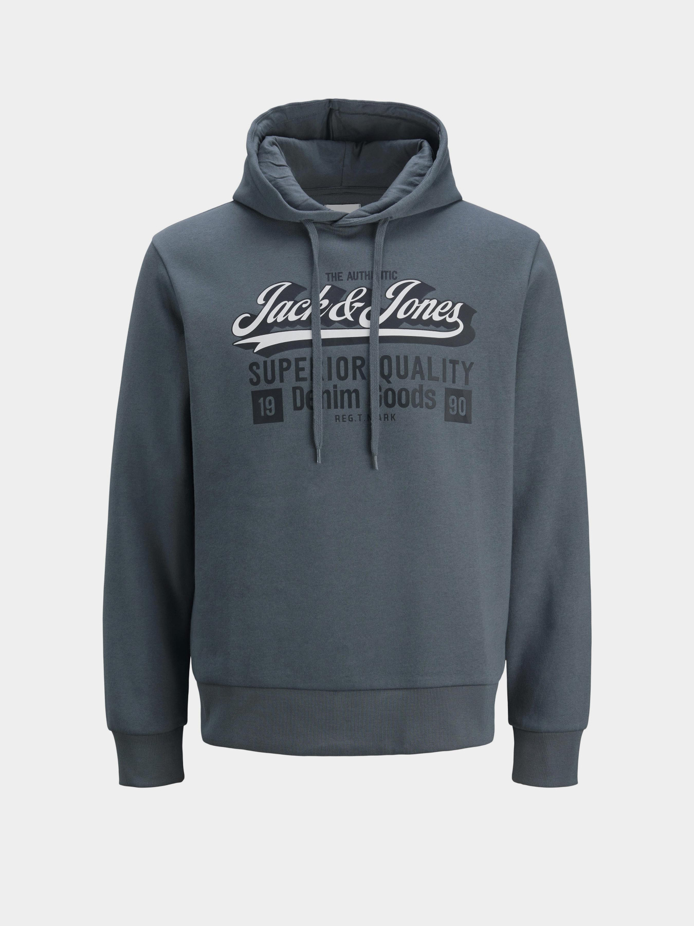 Худі та світшоти JACK & JONES LOGO SWEAT HOOD модель 12279649_Stormy Weather Худі та світшоти JACK & JONES LOGO SWEAT HOOD модель 12279649_Stormy Weather Фото