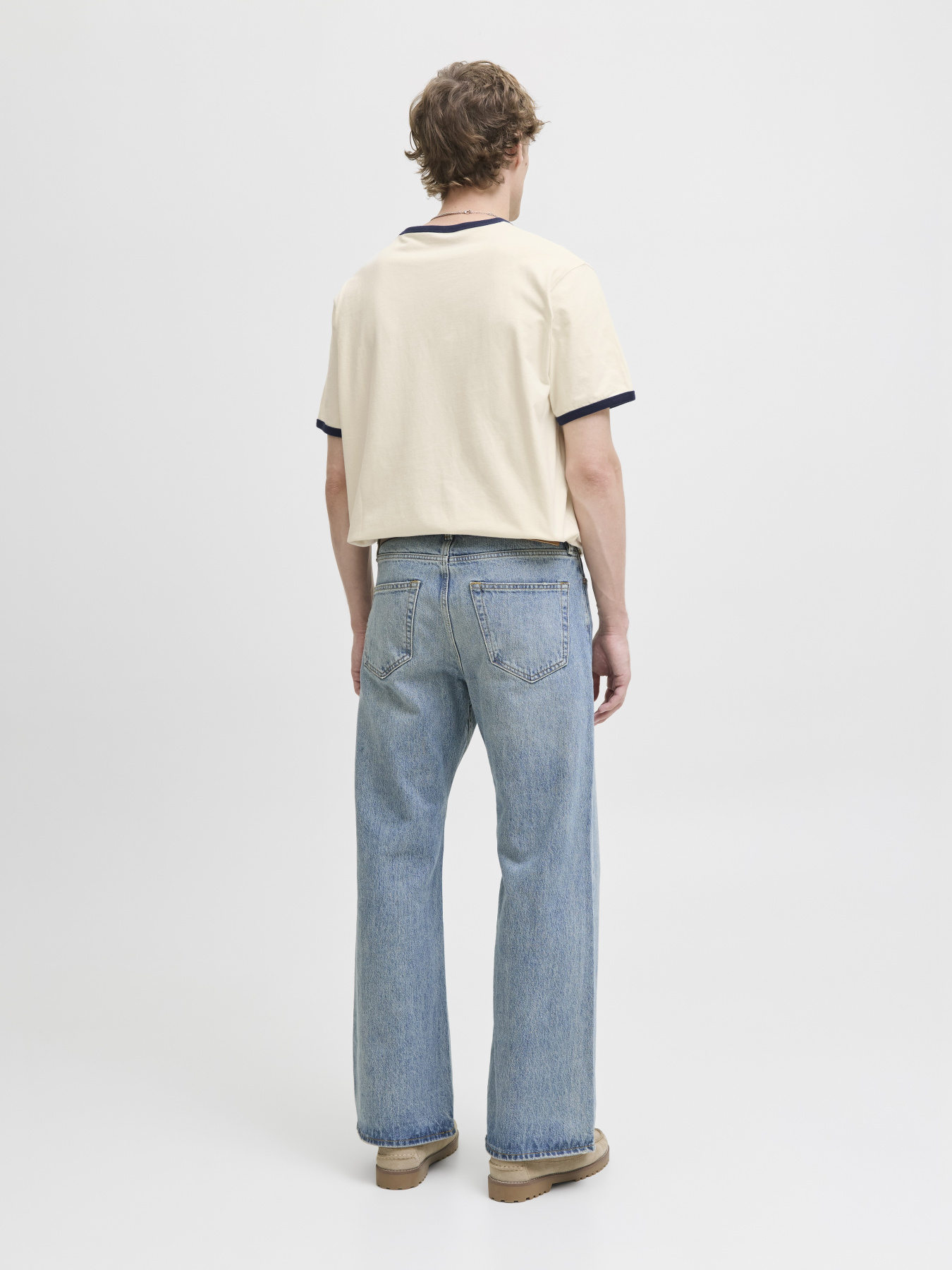 Футболки и поло JACK & JONES NORREBRO RINGER TEE модель 12282900_Antique White Футболки и поло JACK & JONES NORREBRO RINGER TEE модель 12282900_Antique White Фото