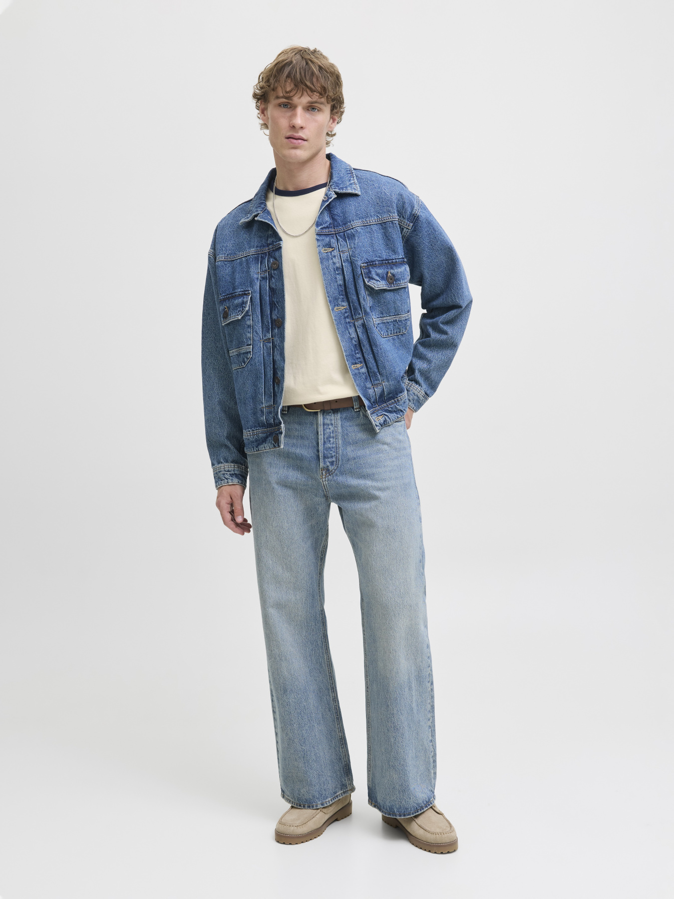 Футболки и поло JACK & JONES NORREBRO RINGER TEE модель 12282900_Antique White Футболки и поло JACK & JONES NORREBRO RINGER TEE модель 12282900_Antique White Фото