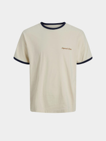 Футболки и поло JACK & JONES NORREBRO RINGER TEE модель 12282900_Antique White Фото