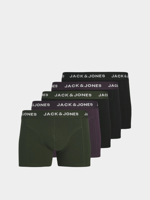 Нижня білизна JACK & JONES SOLID TRUNKS модель 12285370_Plum Perfect Black - Duffl Фото