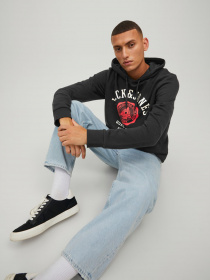 Худі та світшоти JACK & JONES модель 12210824_Black Фото