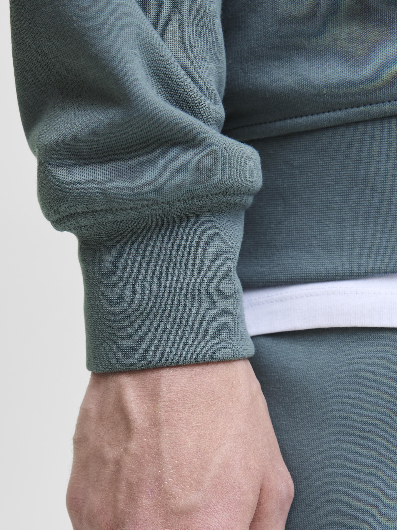 Худі та світшоти JACK & JONES SOHO SWEAT CREW NECK модель 12278791_Stormy Weather Фото