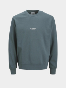 Худі та світшоти JACK & JONES SOHO SWEAT CREW NECK модель 12278791_Stormy Weather Фото