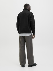 Худі та світшоти JACK & JONES SOHO SWEAT QUARTER ZIP модель 12278793_Black Фото