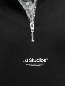 Худі та світшоти JACK & JONES SOHO SWEAT QUARTER ZIP модель 12278793_Black Фото