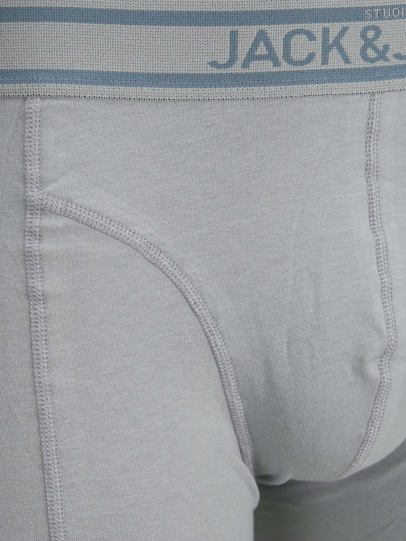 Нижня білизна JACK & JONES SOLID TRUNKS модель 12279496_Stormy Weather Ultimate Gr Нижня білизна JACK & JONES SOLID TRUNKS модель 12279496_Stormy Weather Ultimate Gr Фото