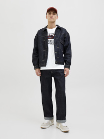 Футболки і поло JACK & JONES LOGO TEE модель 12279535_Cloud Dancer Фото