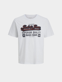 Футболки і поло JACK & JONES LOGO TEE модель 12279535_Cloud Dancer Фото