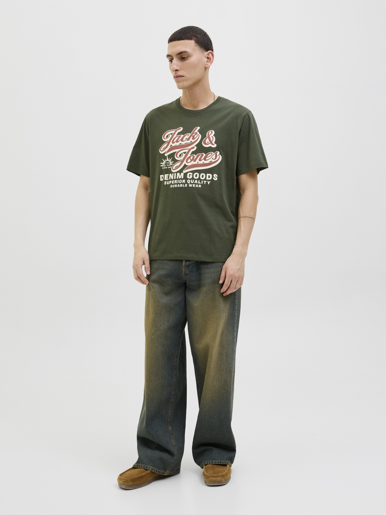Футболки и поло JACK & JONES LOGO TEE модель 12279535_Duffel Bag Фото