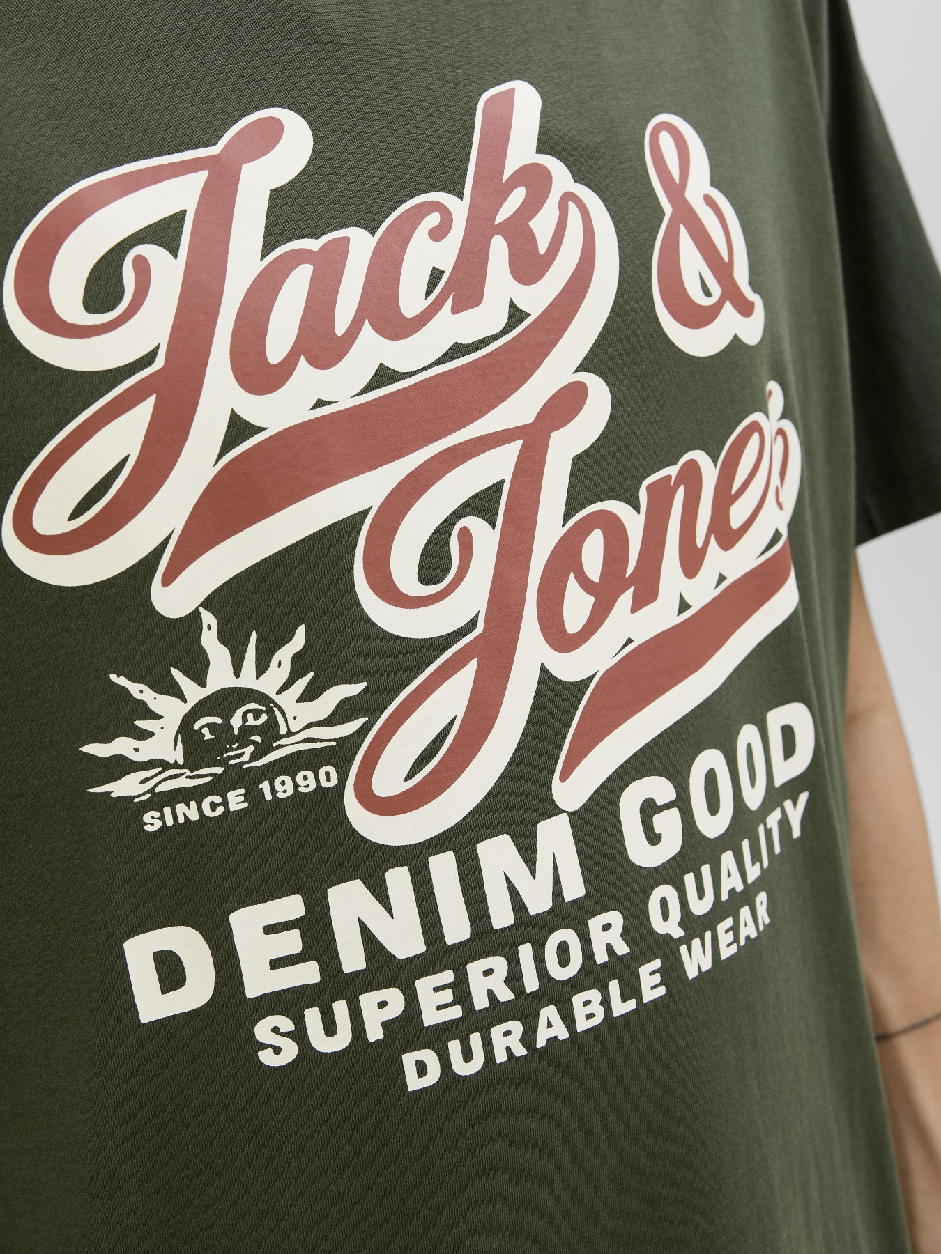 Футболки и поло JACK & JONES LOGO TEE модель 12279535_Duffel Bag Фото