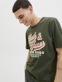 Футболки и поло JACK & JONES LOGO TEE модель 12279535_Duffel Bag Фото