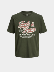 Футболки и поло JACK & JONES LOGO TEE модель 12279535_Duffel Bag Фото