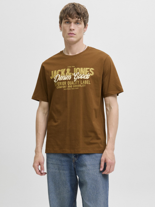 Футболки і поло JACK & JONES LOGO TEE модель 12279535_Monks Robe Фото