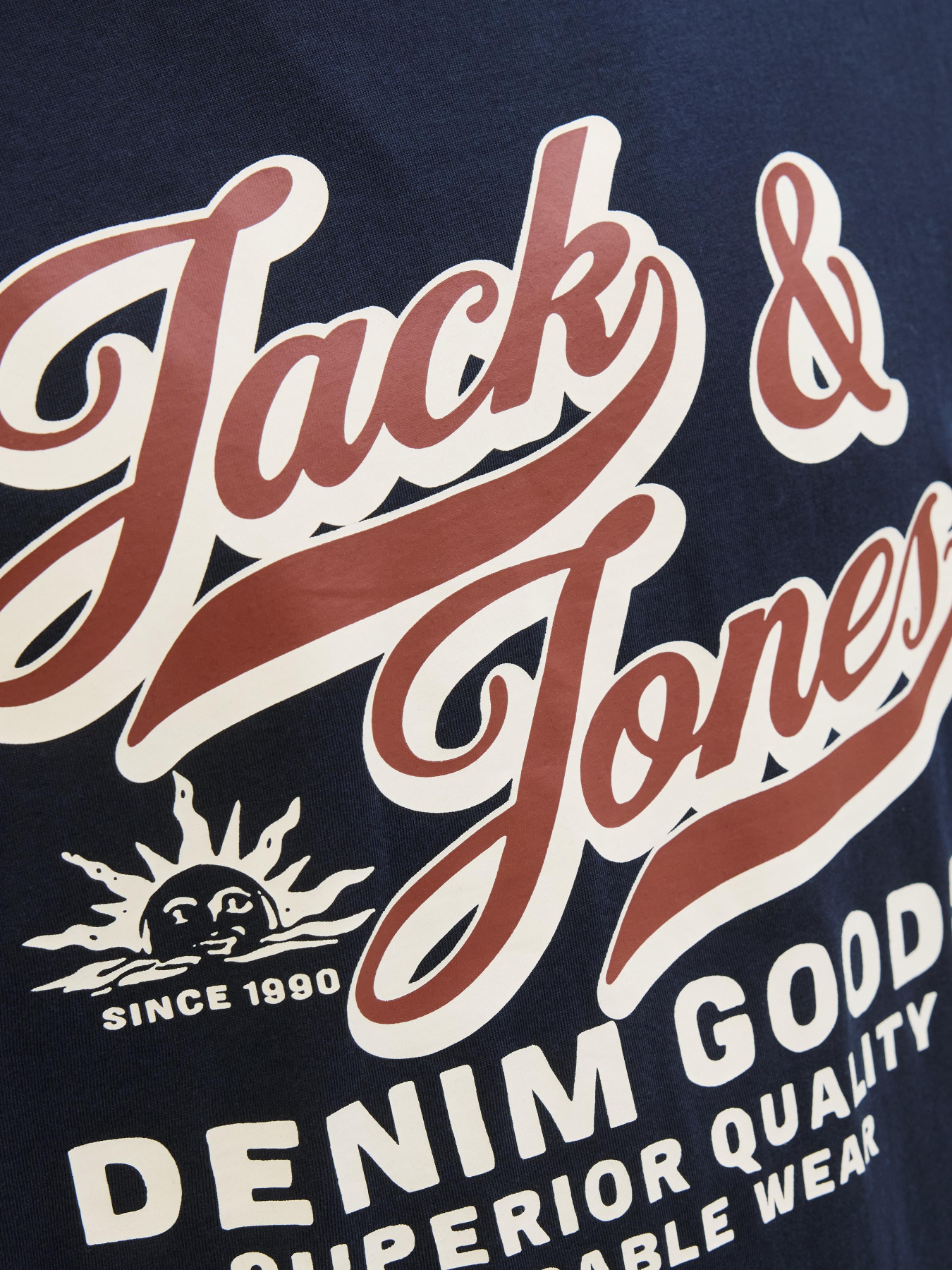 Футболки и поло JACK & JONES LOGO TEE модель 12279535_Sky Captain Футболки и поло JACK & JONES LOGO TEE модель 12279535_Sky Captain Фото