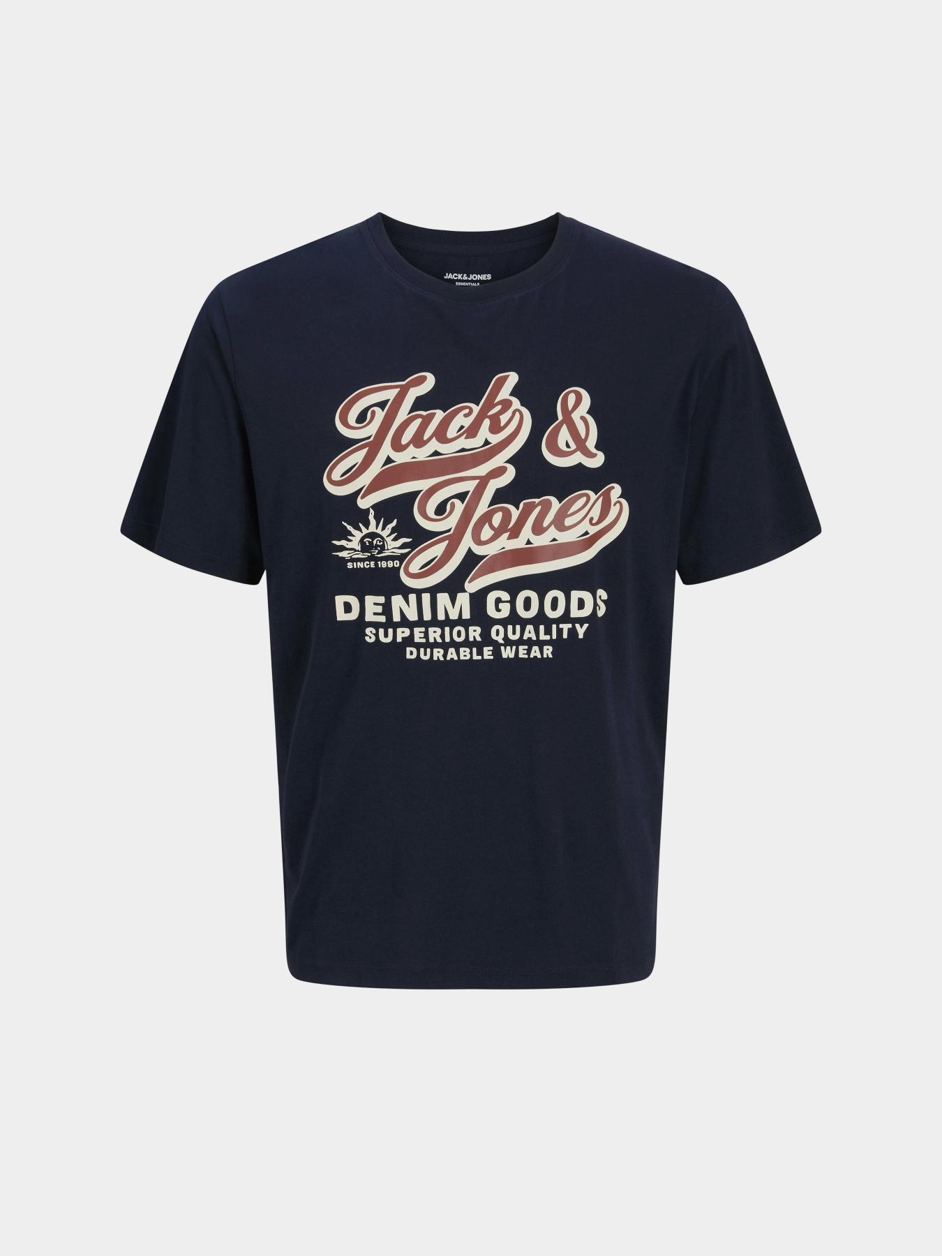 Футболки и поло JACK & JONES LOGO TEE модель 12279535_Sky Captain Футболки и поло JACK & JONES LOGO TEE модель 12279535_Sky Captain Фото