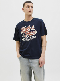 Футболки и поло JACK & JONES LOGO TEE модель 12279535_Sky Captain Фото