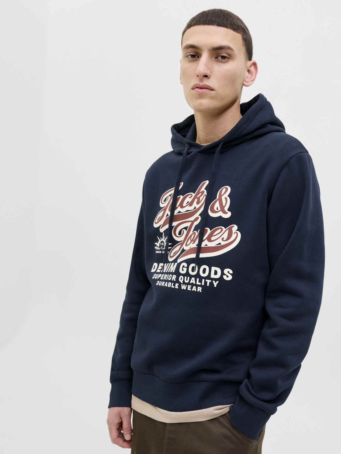 Худі та світшоти JACK & JONES LOGO SWEAT HOOD модель 12279649_Sky Captain Худі та світшоти JACK & JONES LOGO SWEAT HOOD модель 12279649_Sky Captain Фото