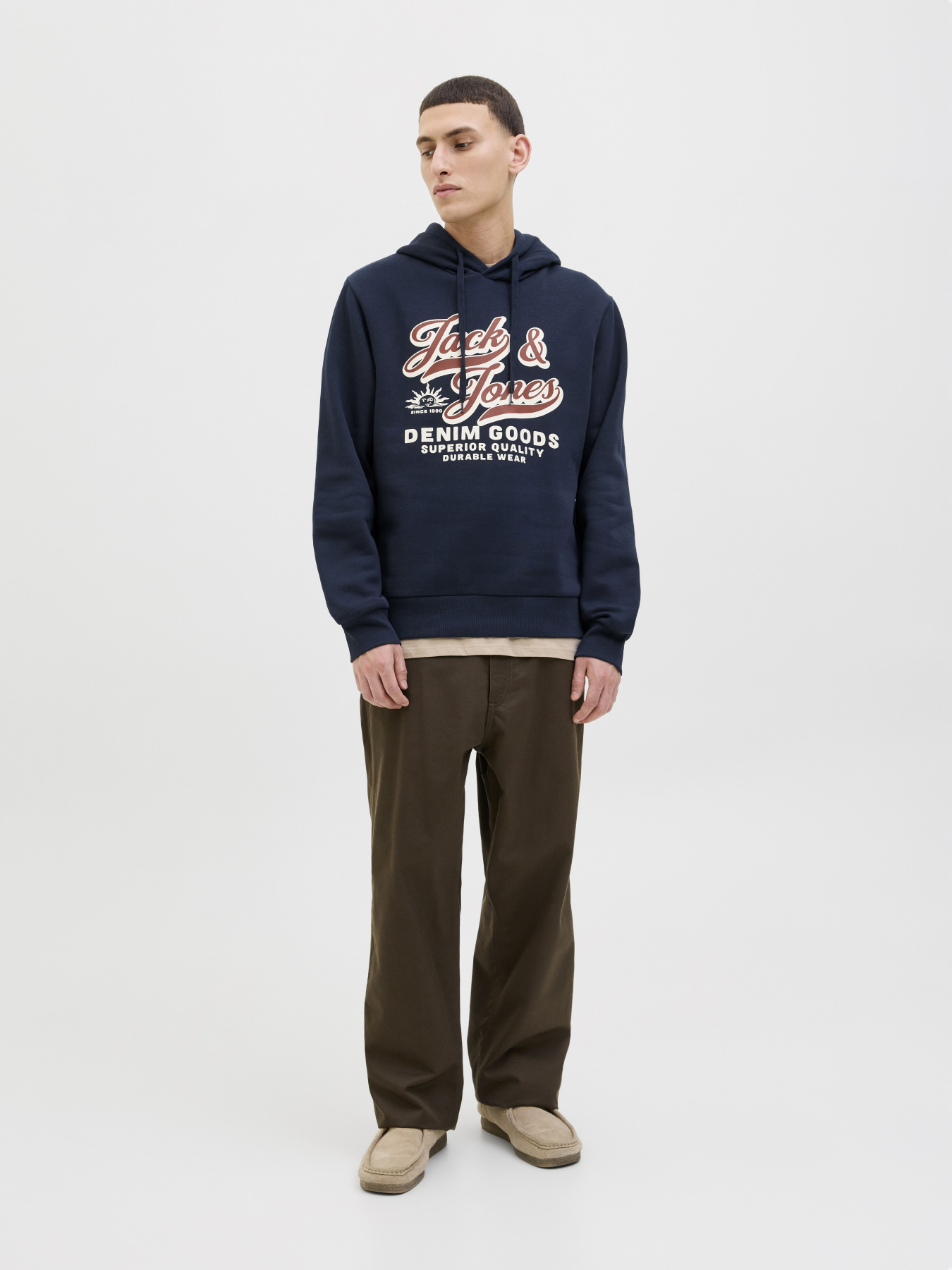 Худі та світшоти JACK & JONES LOGO SWEAT HOOD модель 12279649_Sky Captain Худі та світшоти JACK & JONES LOGO SWEAT HOOD модель 12279649_Sky Captain Фото