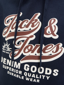 Худі та світшоти JACK & JONES LOGO SWEAT HOOD модель 12279649_Sky Captain Фото