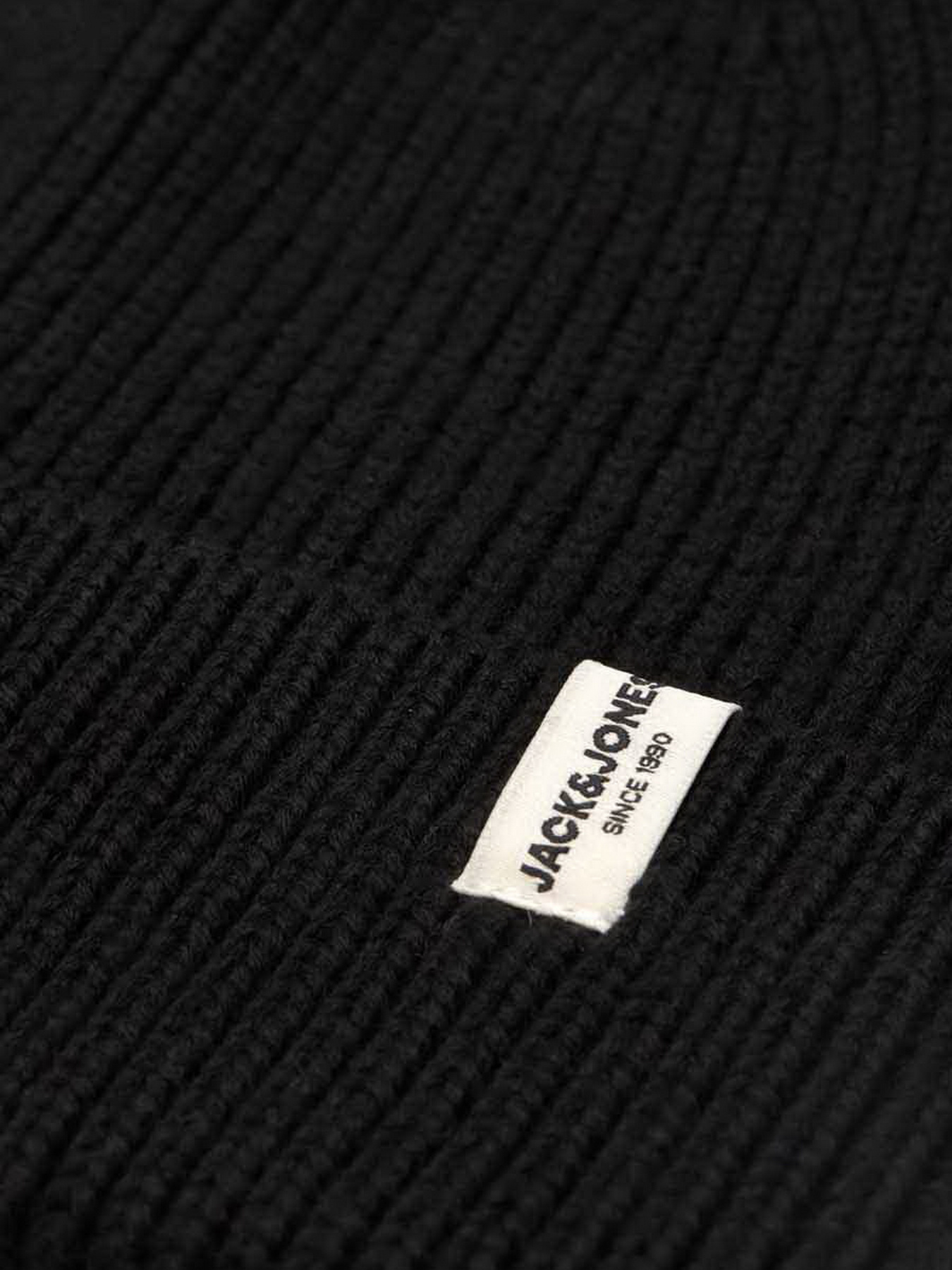 Шапки та кепки JACK & JONES BRINK BEANIE модель 12193386_Black Фото