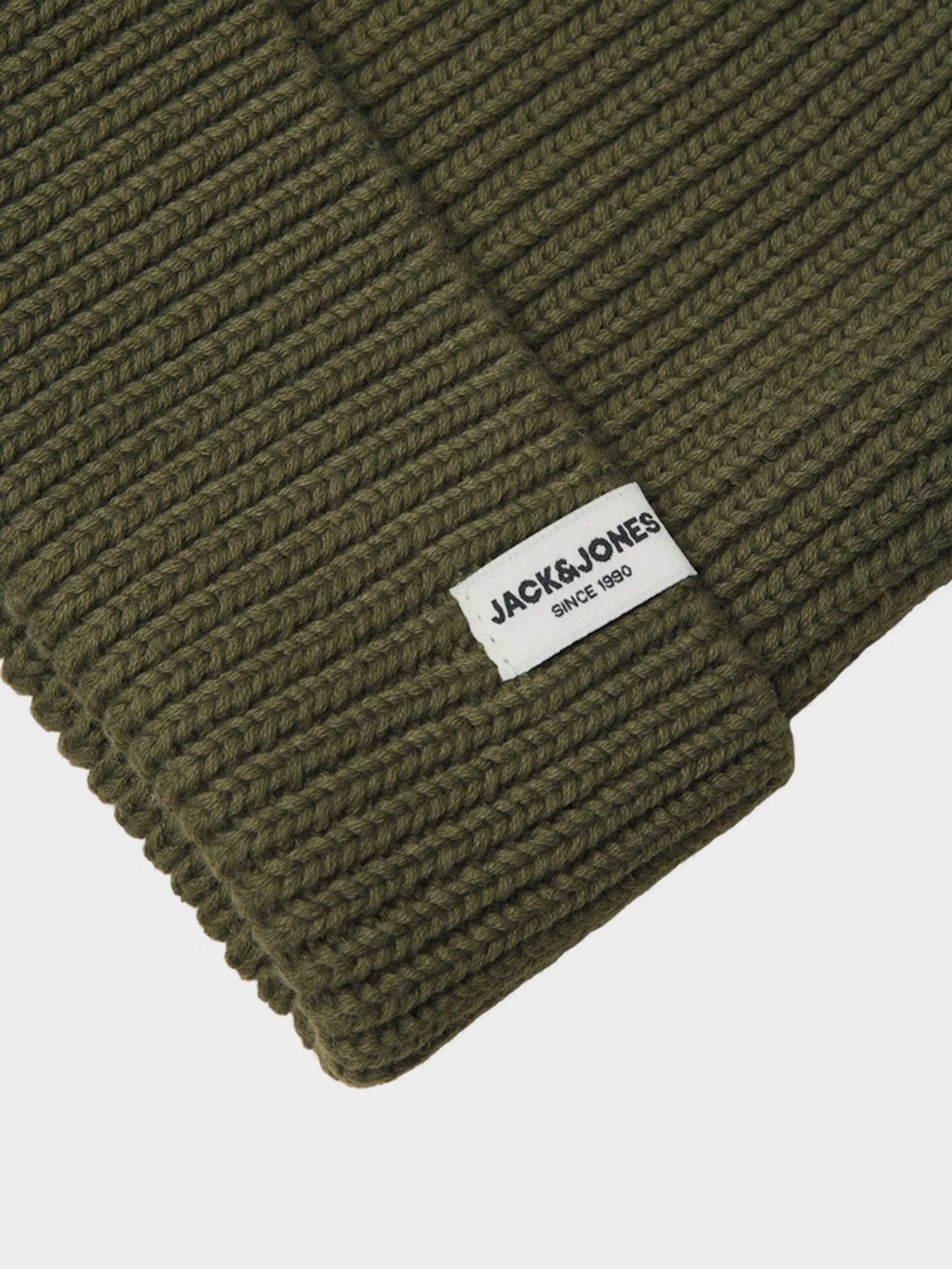 Шапки и кепки JACK & JONES BRINK BEANIE модель 12193386_Olive Night Шапки и кепки JACK & JONES BRINK BEANIE модель 12193386_Olive Night Фото