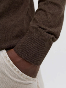 Светри та кардигани JACK & JONES EMIL KNIT ROLL NECK модель 12157417_Mulch TWIST Фото