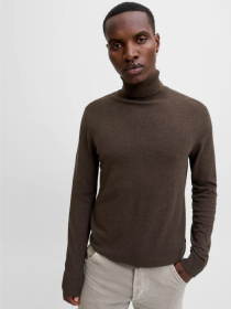 Светри та кардигани JACK & JONES EMIL KNIT ROLL NECK модель 12157417_Mulch TWIST Фото
