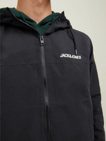 Куртки и дубленки JACK & JONES RUSH HOOD BOMBER NOOS модель 12200208_Black SOLID Фото