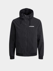 Куртки и дубленки JACK & JONES RUSH HOOD BOMBER NOOS модель 12200208_Black SOLID Фото