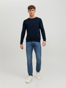 Светри та кардигани JACK & JONES EMIL KNIT CREW NECK модель 12208364_Navy Blazer Фото