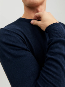 Светри та кардигани JACK & JONES EMIL KNIT CREW NECK модель 12208364_Navy Blazer Фото