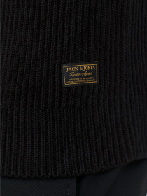Светри та кардигани JACK & JONES PANNEL KNIT ZIP CARDIGAN модель 12278920_Black Фото