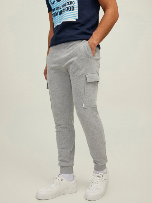 Брюки JACK & JONES модель 12212170_Light Grey Melange Фото