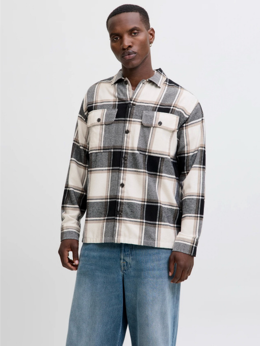 Сорочки JACK & JONES CHARGE OVERSHIRT модель 12278969_Crockery Фото