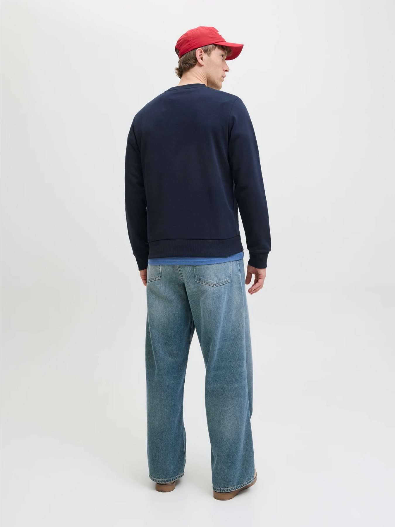 Худі та світшоти JACK & JONES BRANDY SWEAT CREW NECK модель 12279256_Sky Captain Фото