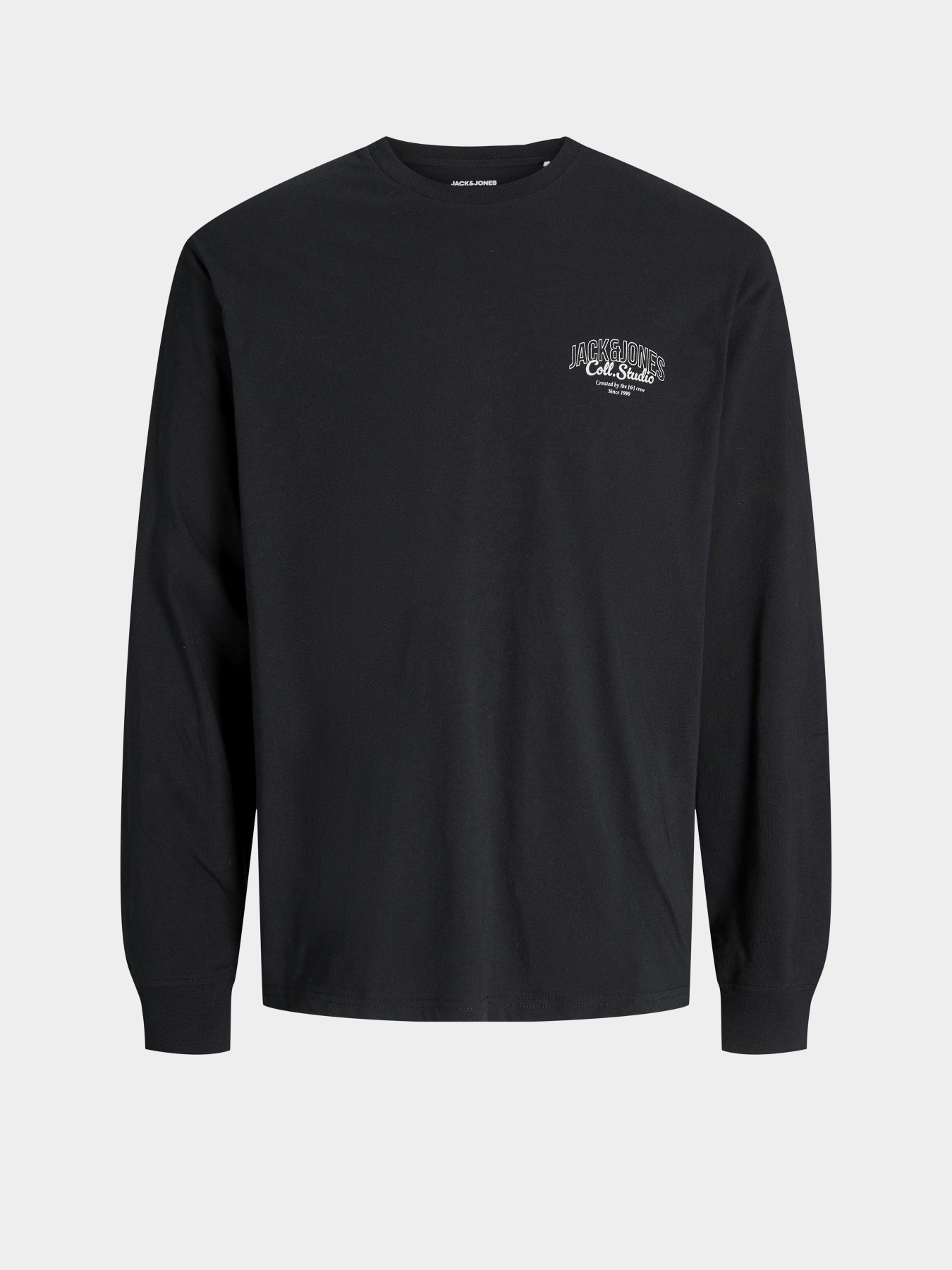 Худі та світшоти JACK & JONES MAKOTO TEE LS модель 12278510_Black Фото
