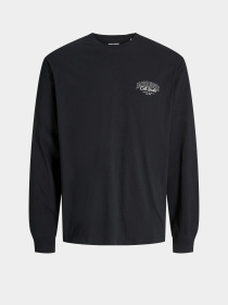 Худі та світшоти JACK & JONES MAKOTO TEE LS модель 12278510_Black Фото