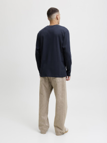 Худі та світшоти JACK & JONES MAKOTO TEE LS модель 12278510_Sky Captain Фото