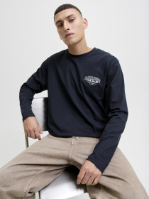 Худі та світшоти JACK & JONES MAKOTO TEE LS модель 12278510_Sky Captain Фото
