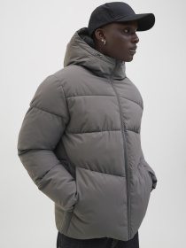 Куртки та дублянки JACK & JONES GLOBAL PUFFER JACKET модель 12283517_Castlerock Фото