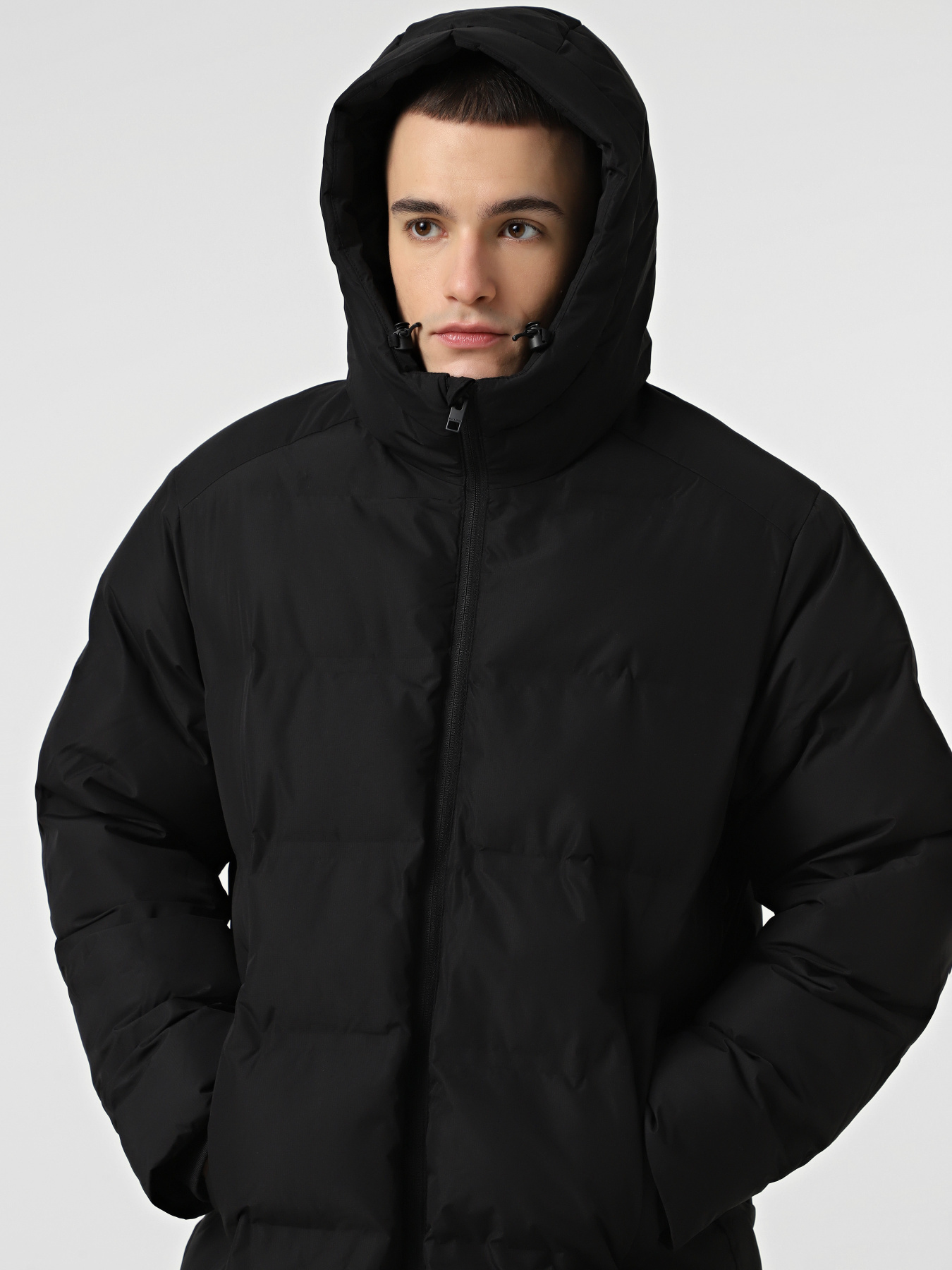 Куртки та дублянки JACK & JONES SOHO LONG PUFFER модель 12289051_Black Фото