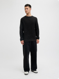 Светри та кардигани JACK & JONES GLOBAL KNIT CREW NECK модель 12287594_Black Фото