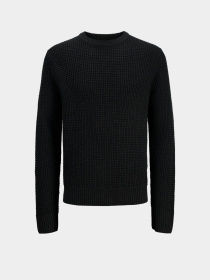 Светри та кардигани JACK & JONES GLOBAL KNIT CREW NECK модель 12287594_Black Фото